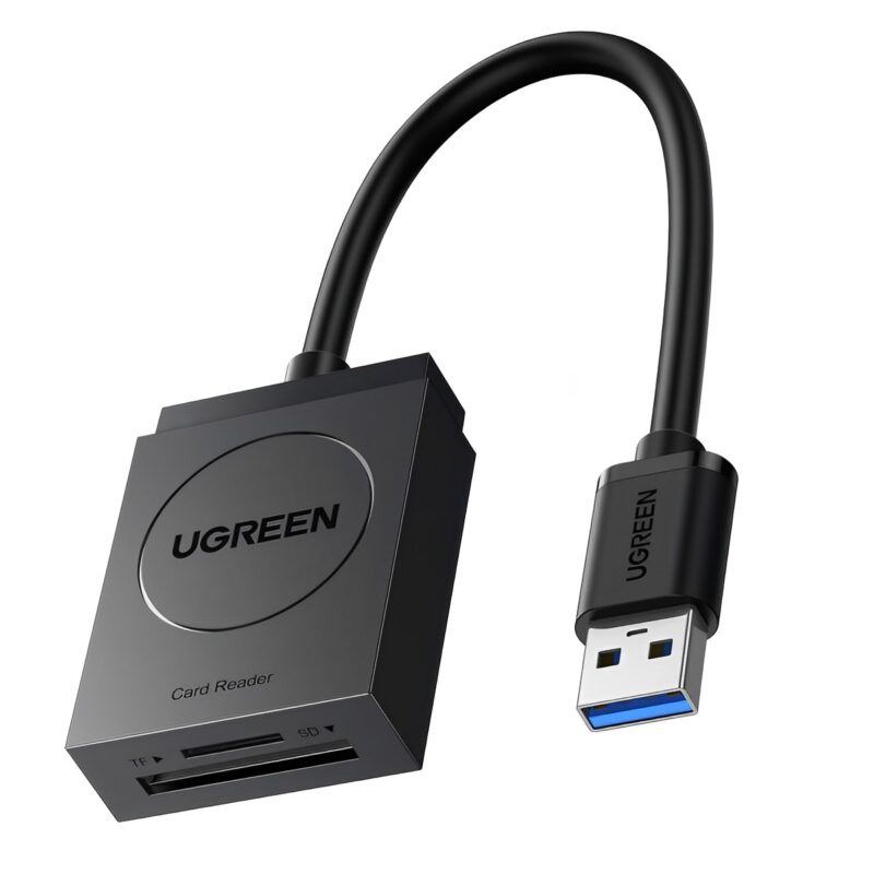Ugreen Adapter Cr127 USB 3.0 P Micro SD and SD Black