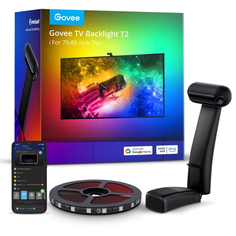 TV BACKLIGHT WITH DUAL CAMERAS (75~85 INCHES)