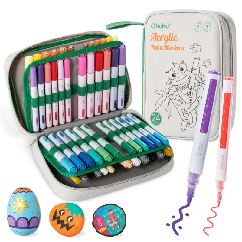 24-COLOR WASHABLE MARKERS